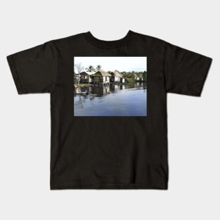 Colorized Vintage Photo of Puerto Barrios Kids T-Shirt